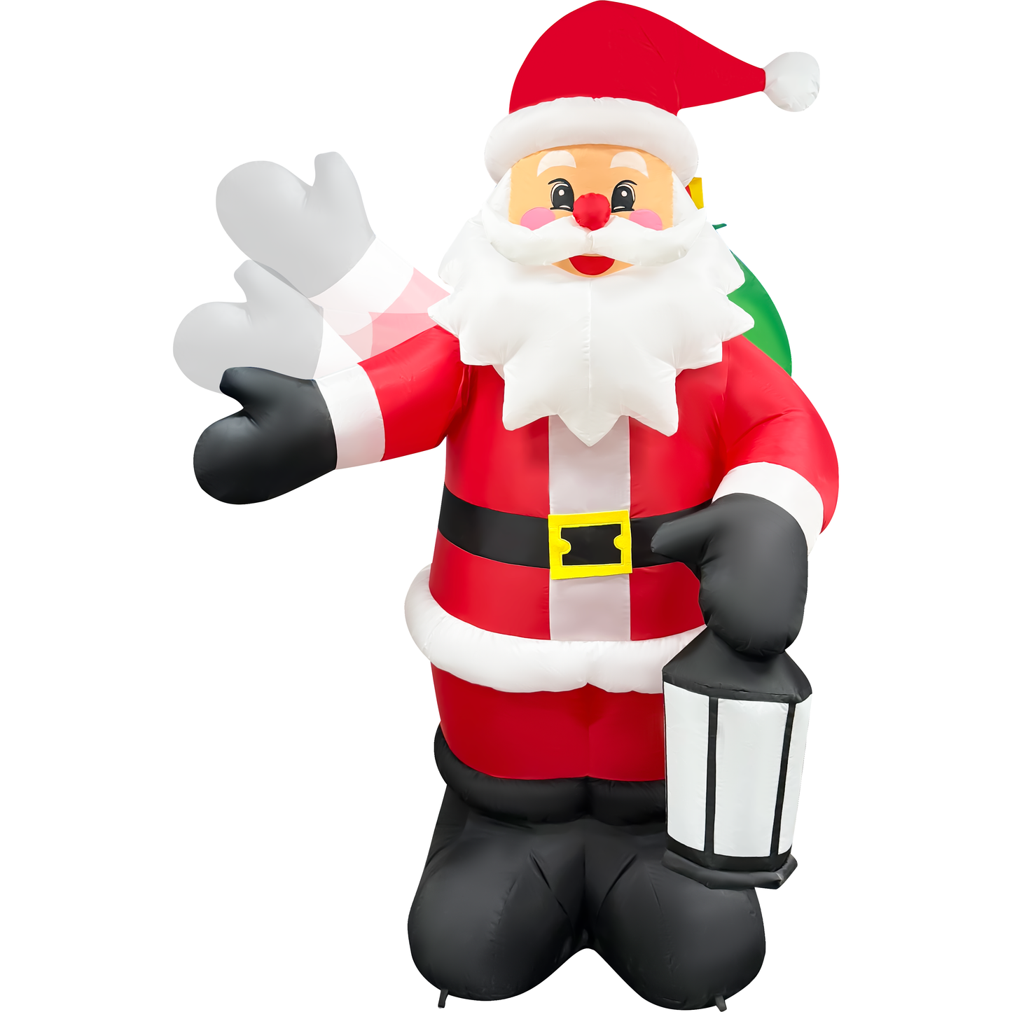 8.4FT Tall Inflatable Santa Claus with Christmas lantern
