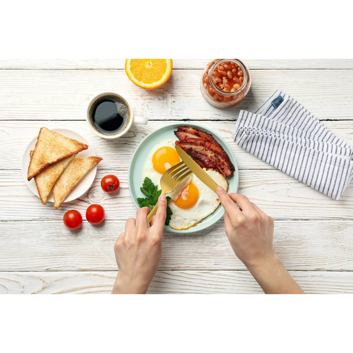 Gold - 20Pc Flatware Set