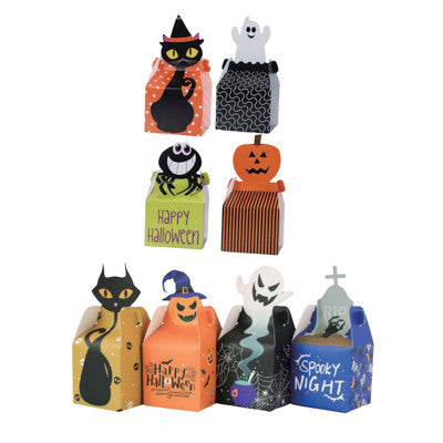Treat Box Halloween 9.84in 4PK
