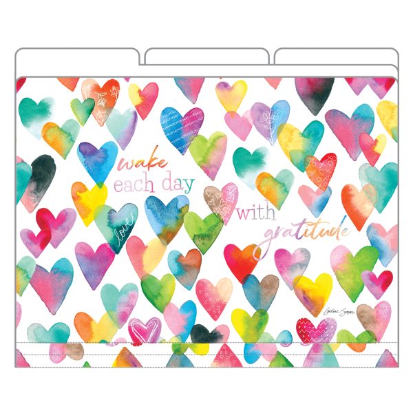 Colorful Hearts – 3PK Decosoft Folder