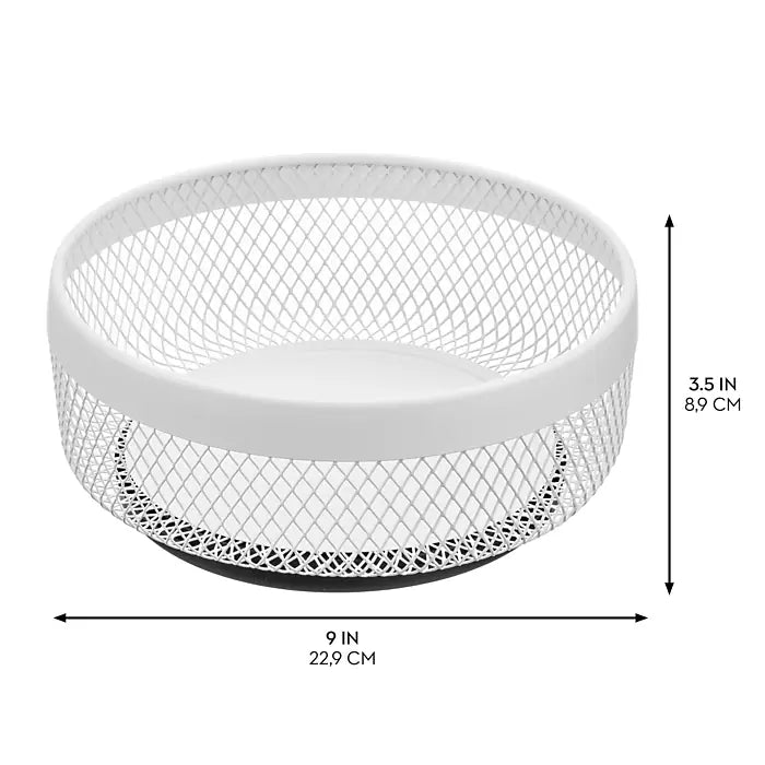 9" Spinner Matte White