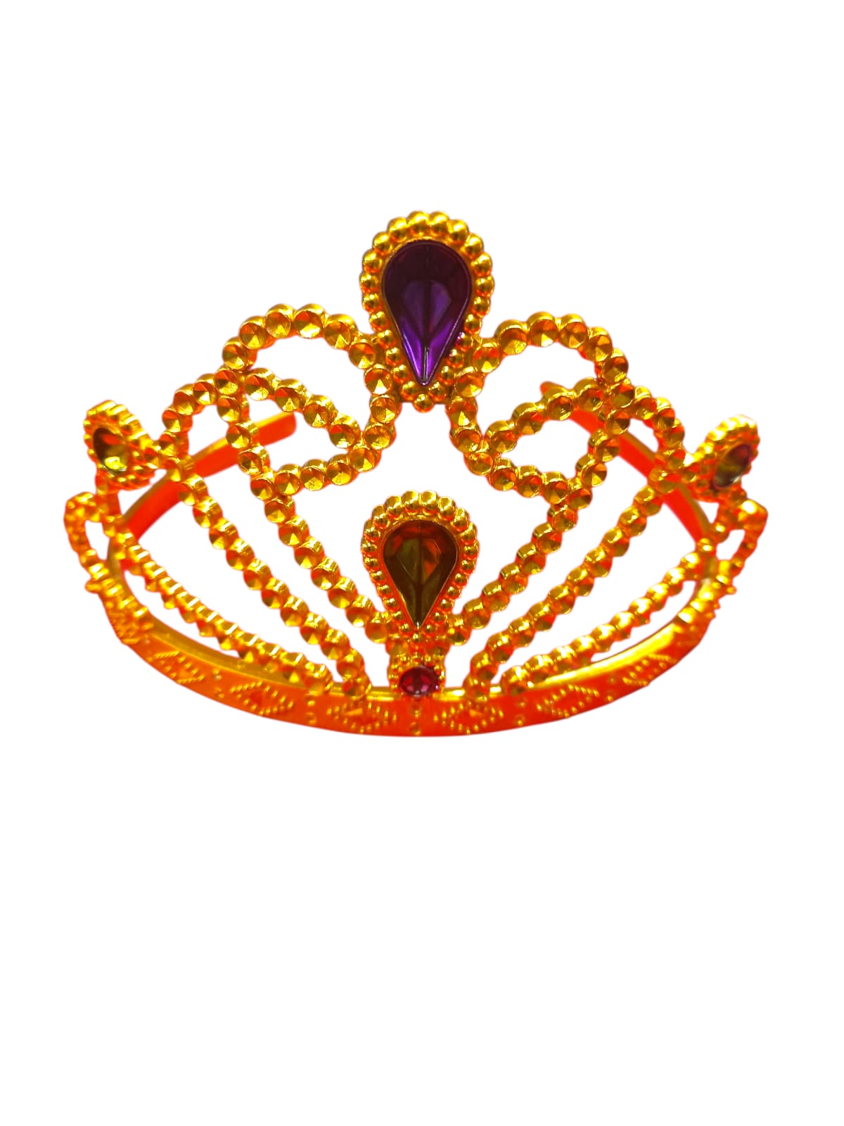 Crown-Princess with/Jewels-Gold