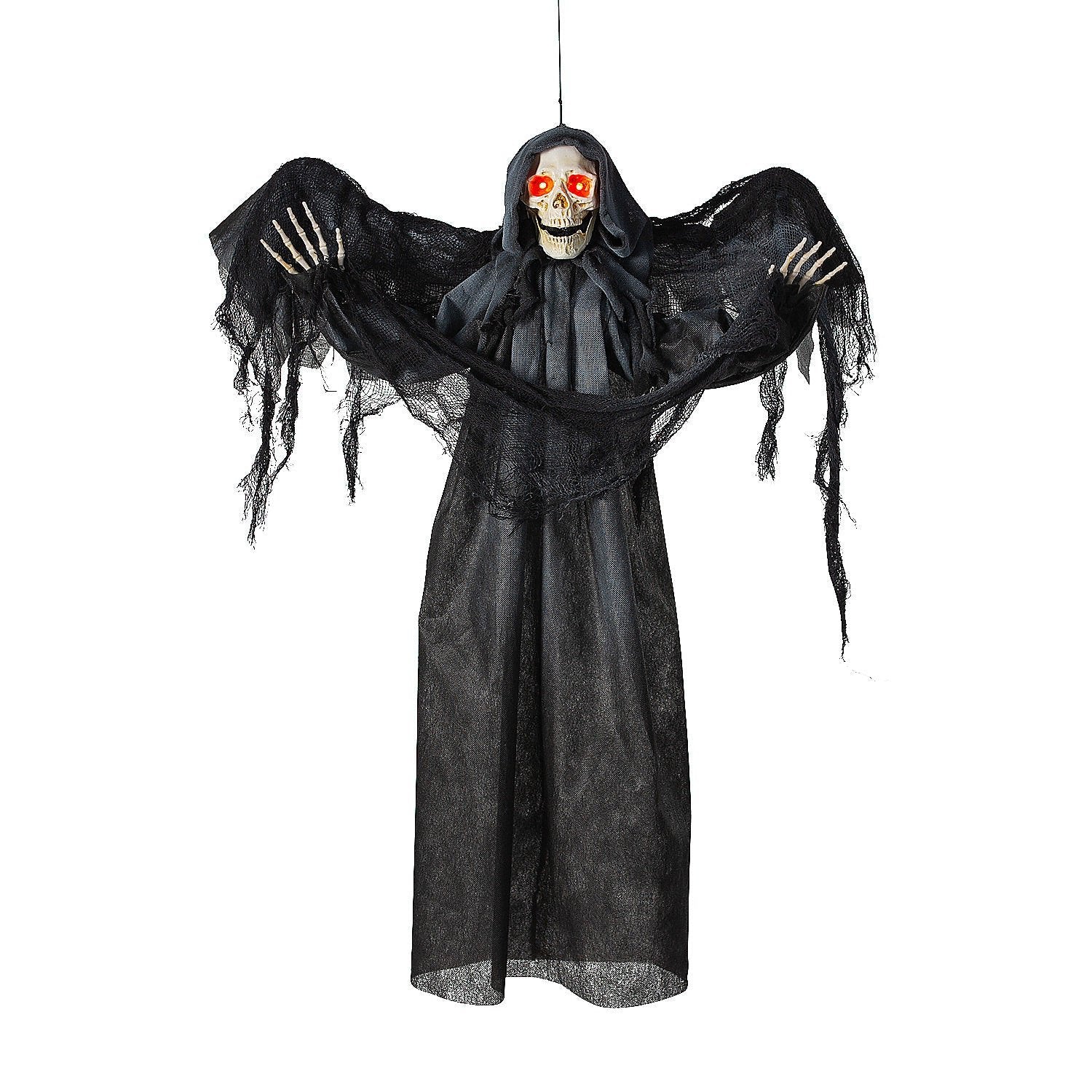 3 Ft. Animated Grim Reaper with Wings Hanging