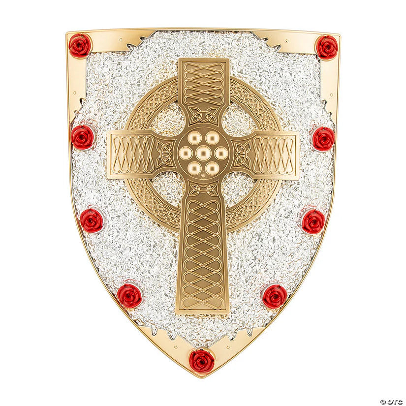 Gold & Silver Crusader Shield