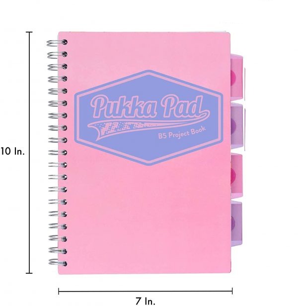 Pink Pastel Project Book B5 Size