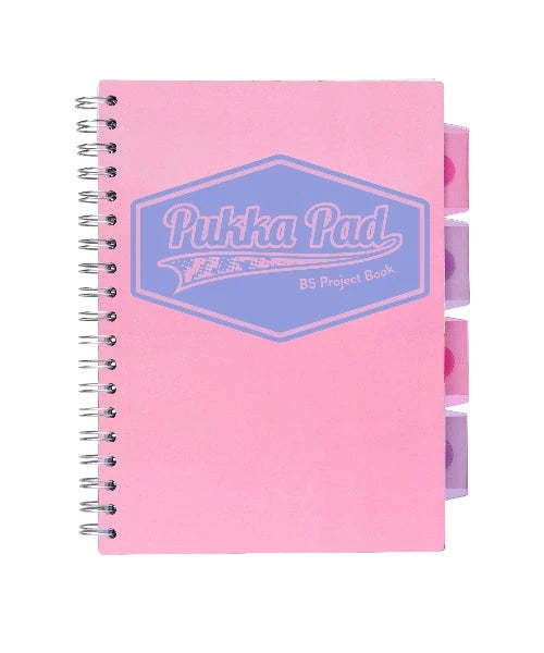 Pink Pastel Project Book B5 Size