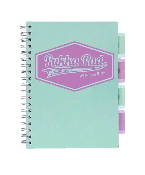 Green Pastel Project Book B5 Size