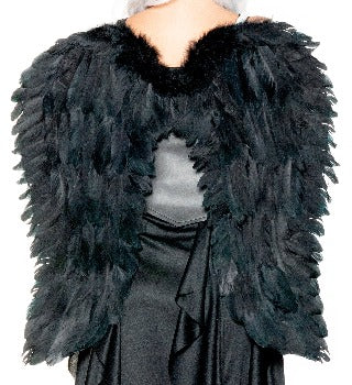 Feather Wings / Black Medium