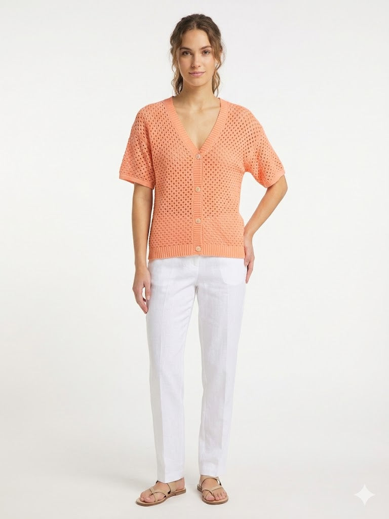 Neck Point Elle Stitch But Melon