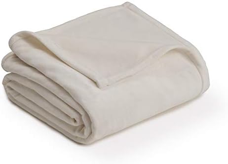 Vellux Plush Lux Ivory Polyester Full/Queen Blanket