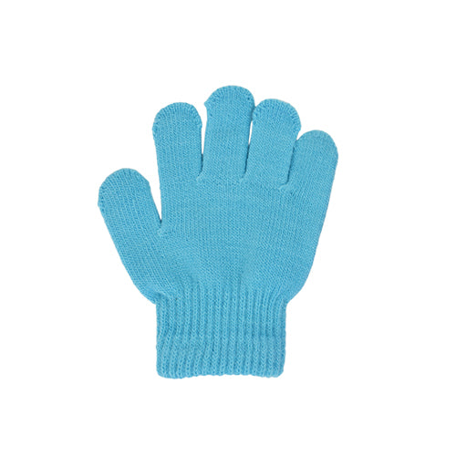TODDLER BOYS & GIRLS KNIT STRETCH GLOVE BLUE