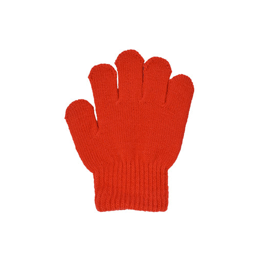 TODDLER BOYS & GIRLS KNIT STRETCH GLOVE RED