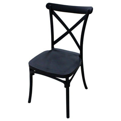 Outdoor Events Restaurant Nordic Buy Furniture Silla Stackable PP Black