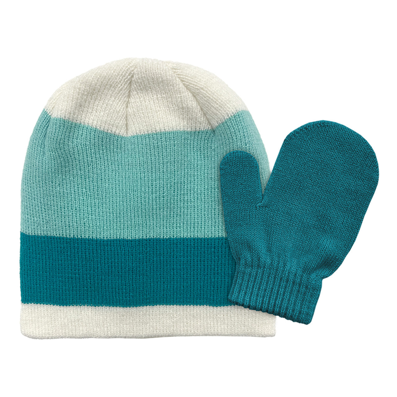 TODDLER GIRLS STRIPED SETS TEAL