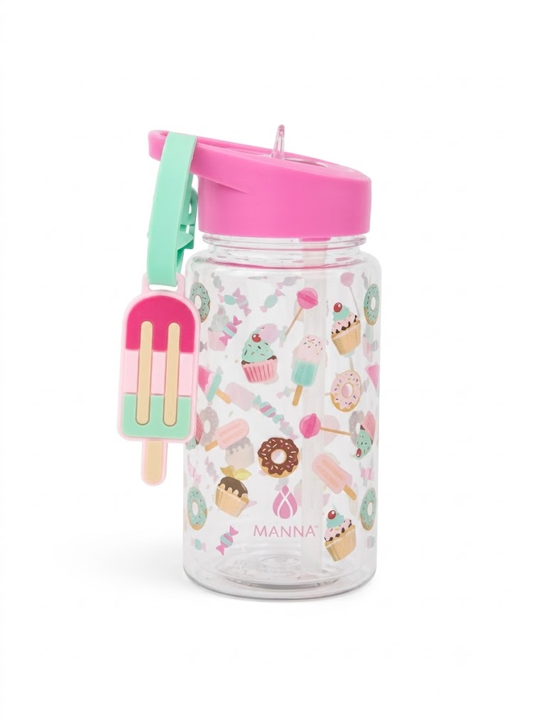 15oz Buddy - Popsicle Print Sipper Water Bottle with Tag