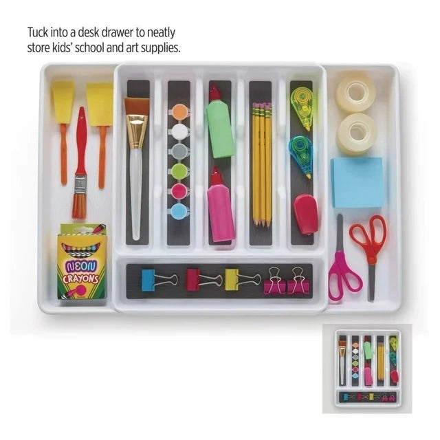 Basics 6-Compartment Expandable Organizer