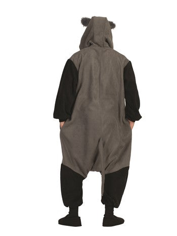 Adult Hamster Union Suit , Grey