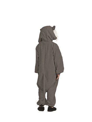 Hamster Kid Union Suit Grey