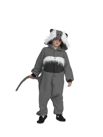 Hamster Kid Union Suit Grey