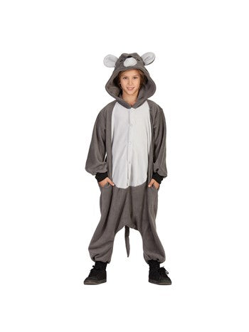 Mouse Kid Funsie Gray