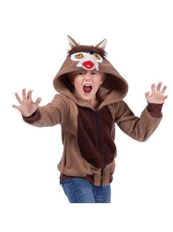 Graywind Wolf Hoodie Child