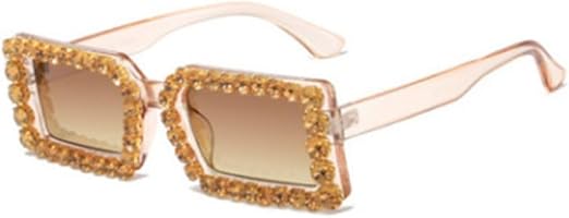 ELSTON STYLE WITH RHINESTONE BORDER SUNGLASSES