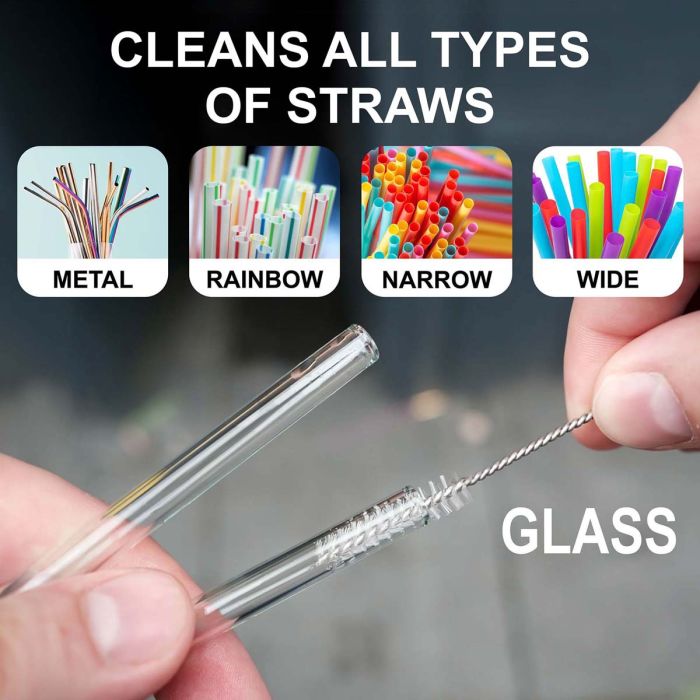 Extra-Long Straw Cleaning Brush