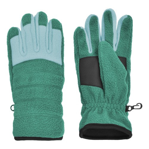 GIRLS 7-16 MICROFLEECE FASHION GLOVE TEAL