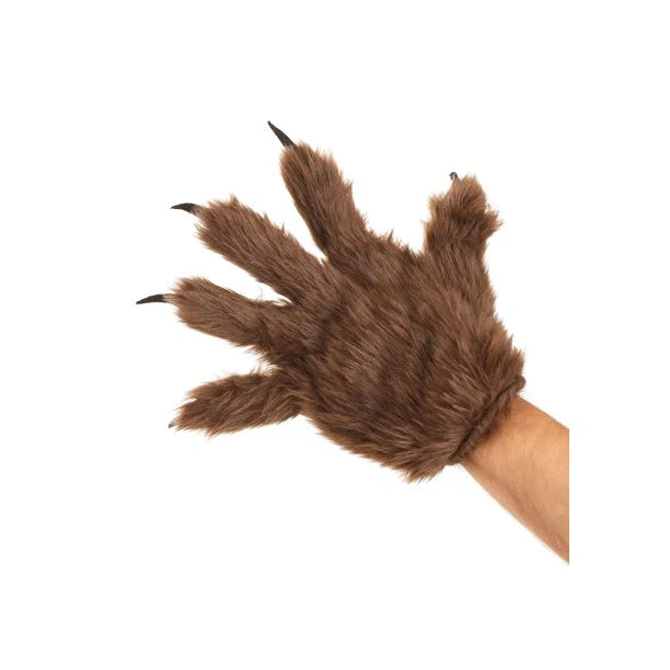 Adult Brown Wolf Paws