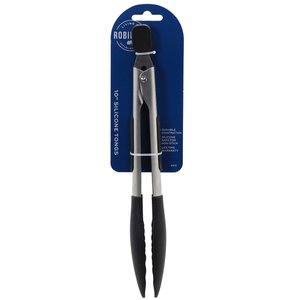 Tongs Silicone Brushed 12in