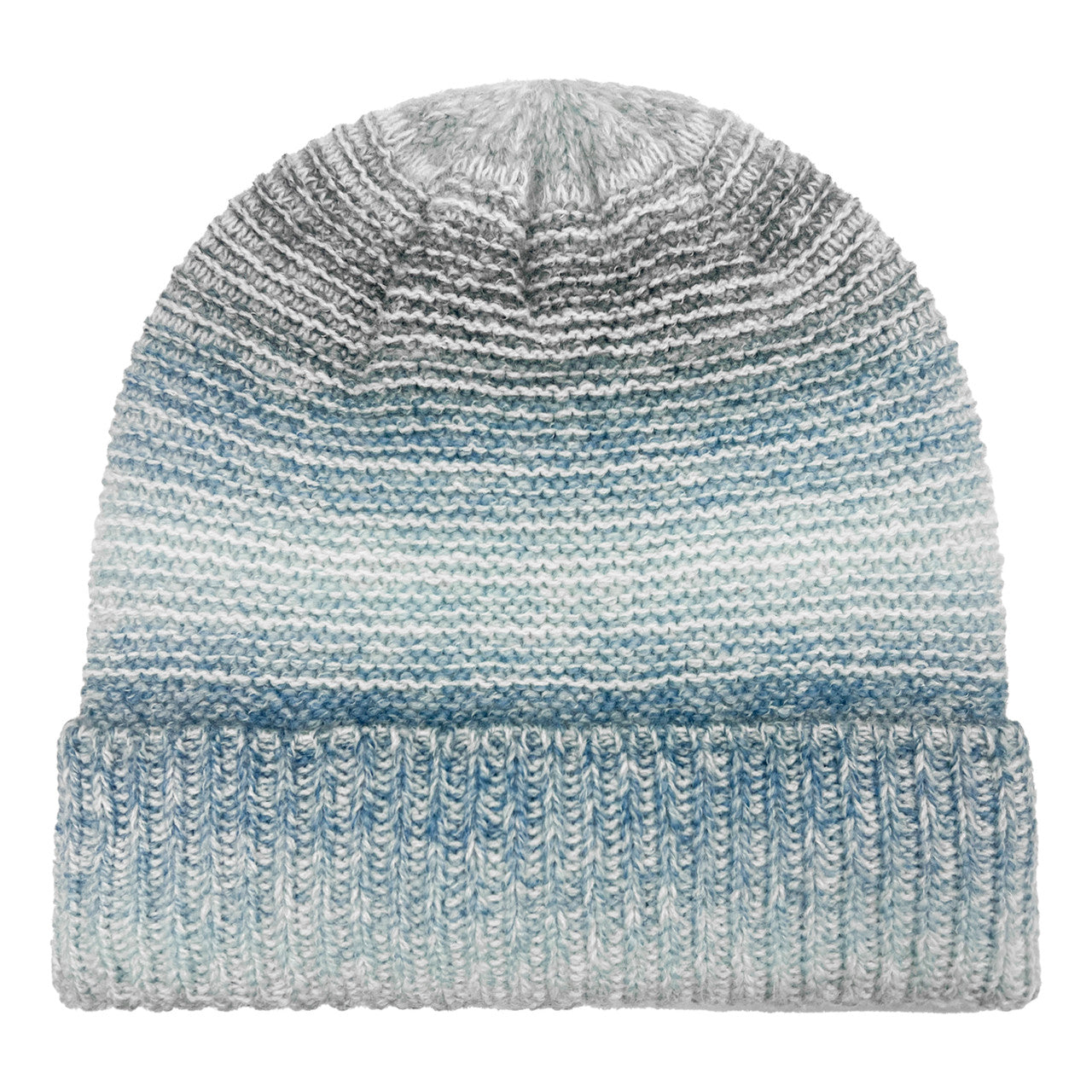 GIRLS OMBRE SPACEDYE CUFF HAT BLUE