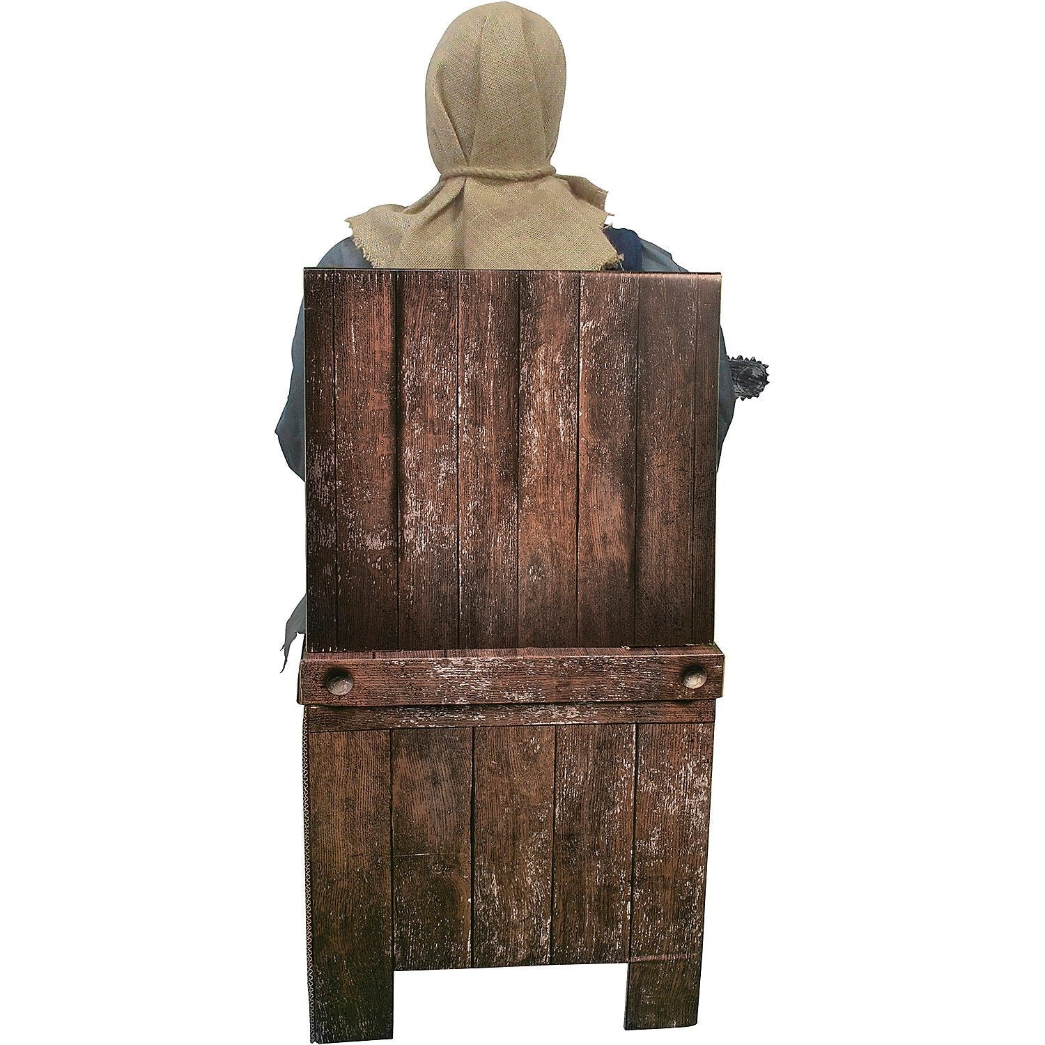 45" Seated Animated Chainsaw Greeter Prop