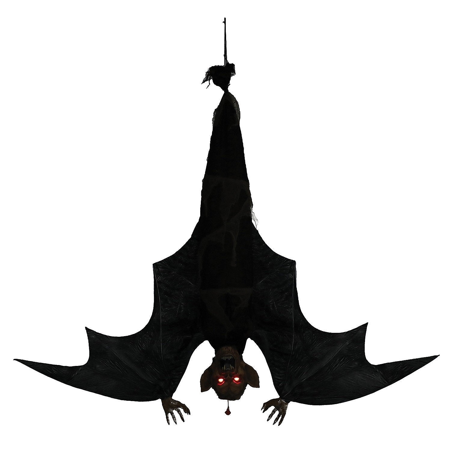 46" Menacing Hanging Bat Halloween Decoration