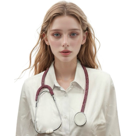 Pink Rhinestone Stethoscope