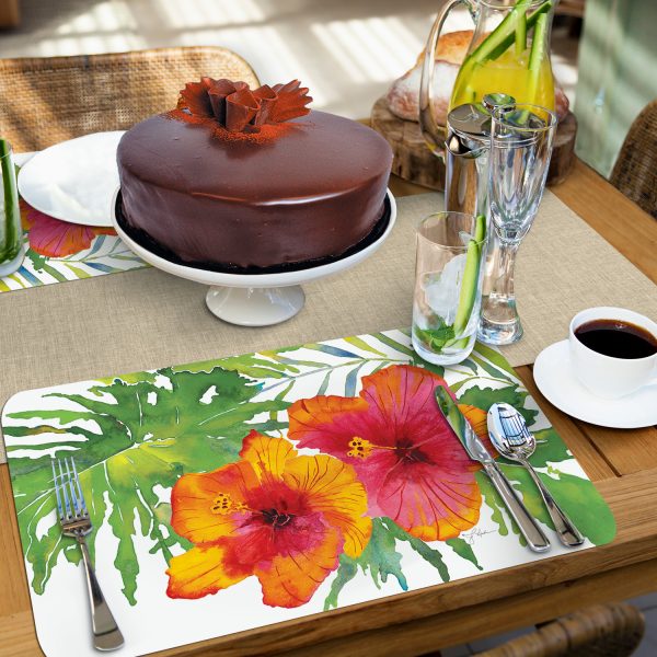 Tropical Paradise – Easycare Reversible Placemat