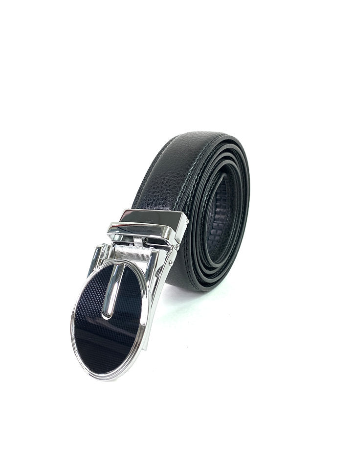 Automatic Buckle Belt Black/Silver