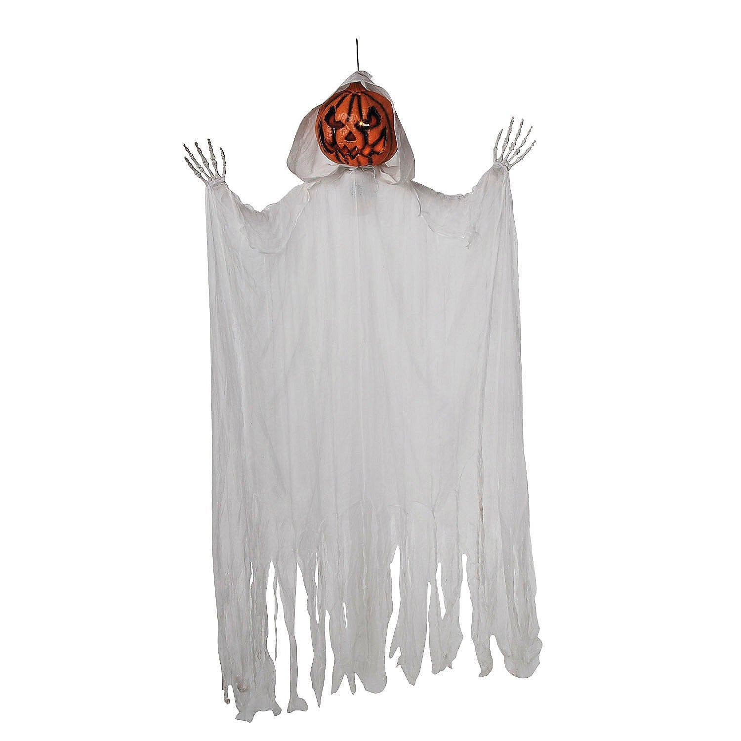 Hanging Animated Pumpkin Man