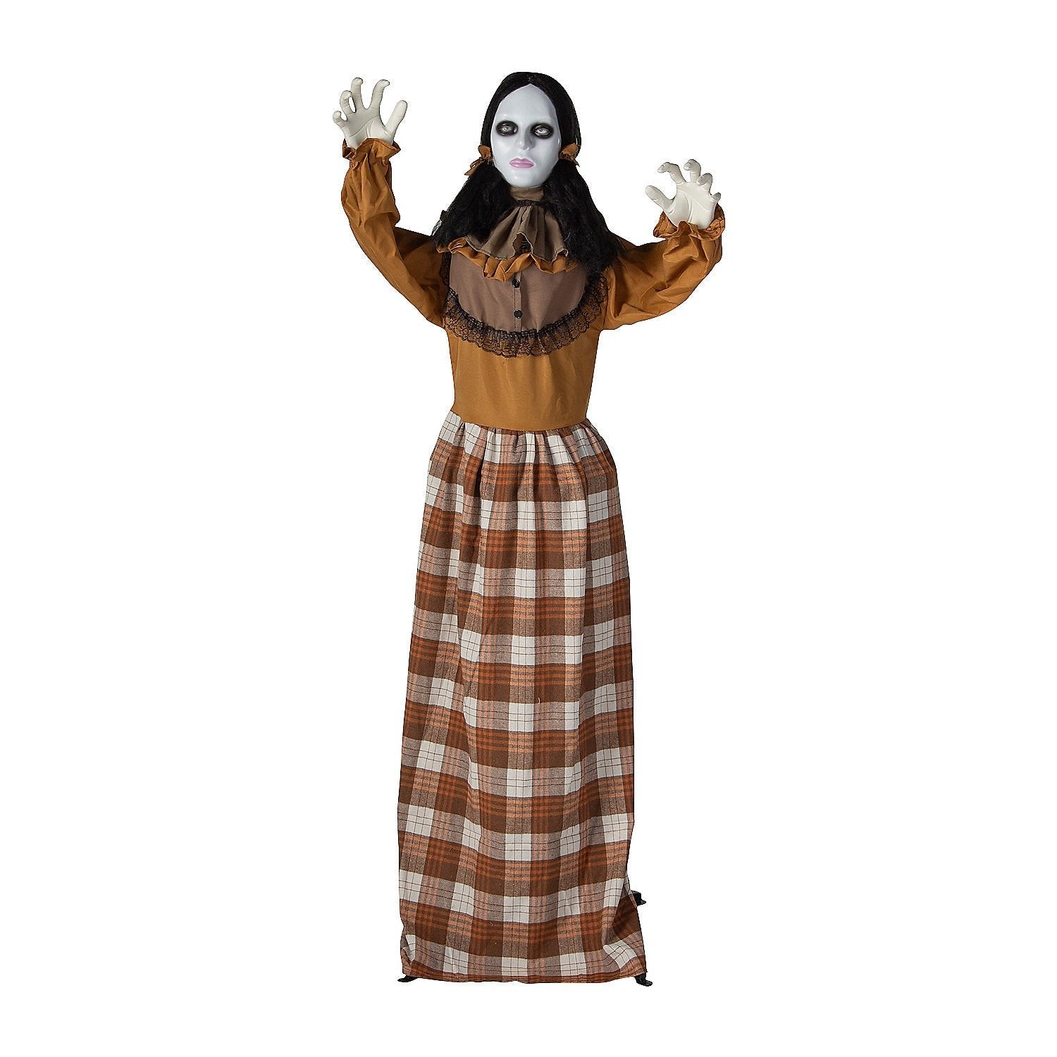 5 Ft. Standing Creepy Woman Plastic Pop-Up