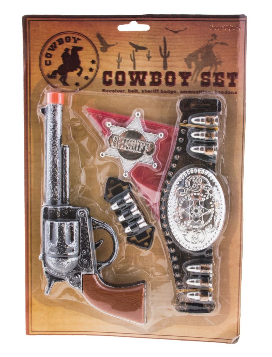 Playset-Belt, Bullets, Gun, Badge & Bandana