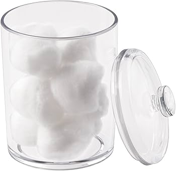Small Plastic Canister Clear