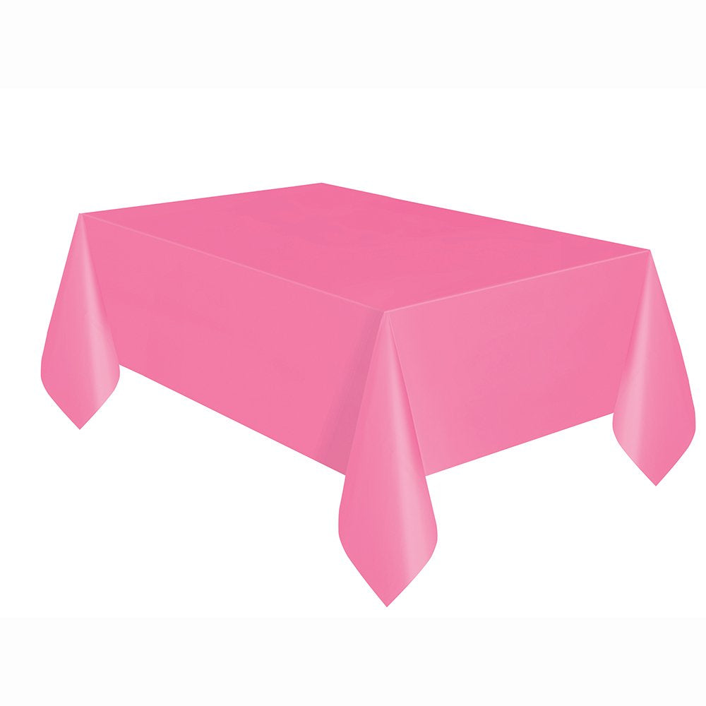 54" X 108" Table cover 0.075mm Bright Hot Pink