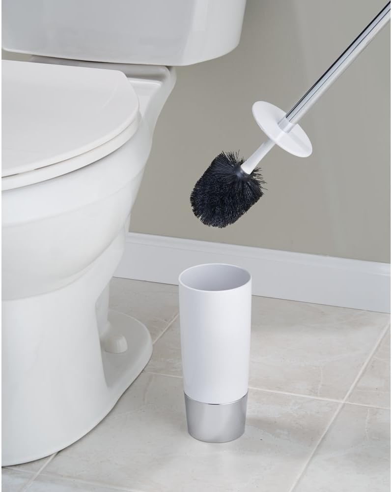 Duetto Bowl Brush White/Chrome