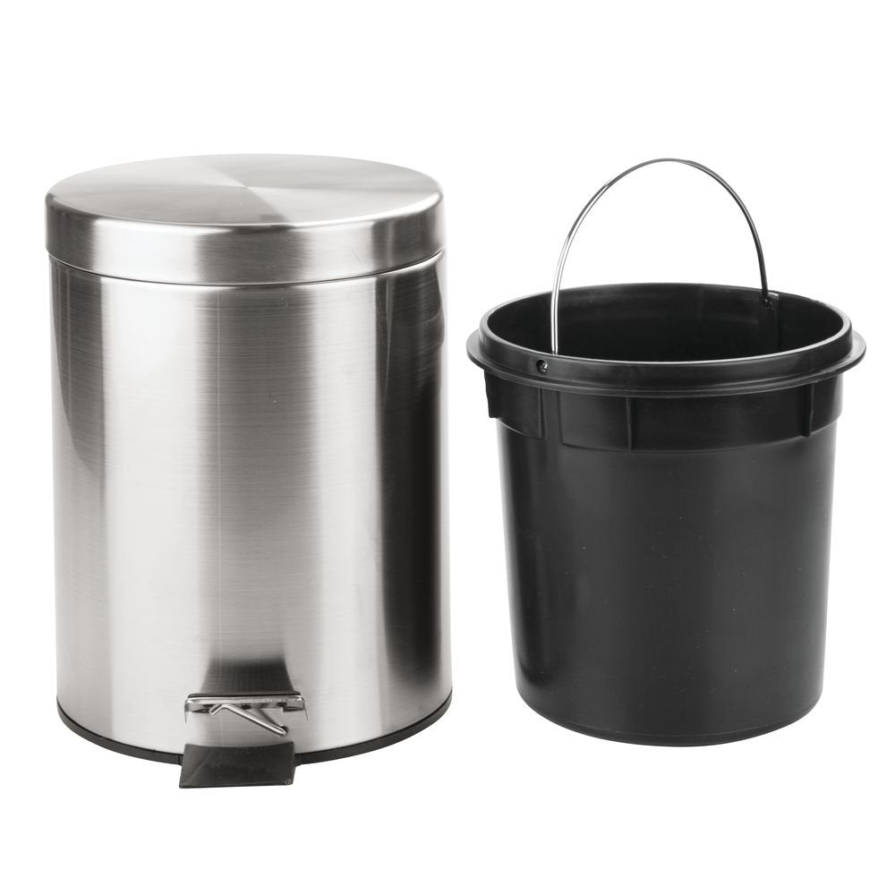 Step Can 5L Brushed