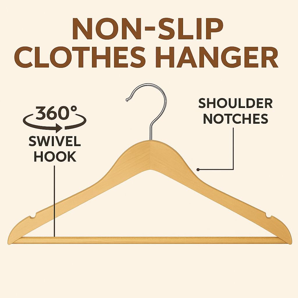 Eco Space Saver Hangers - 30 Pcs