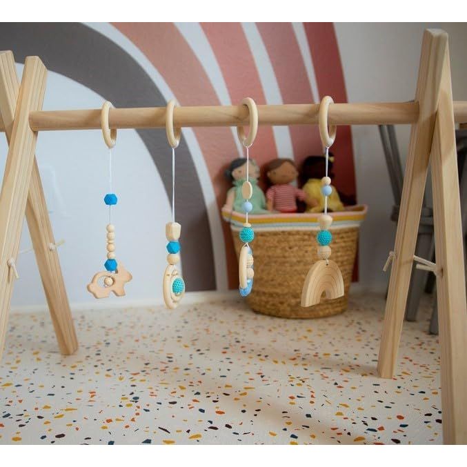 Play Mat with Design 6 Pieces - Orange