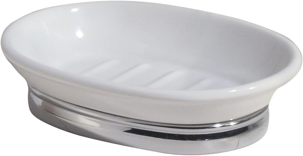 York Soap Dish White
