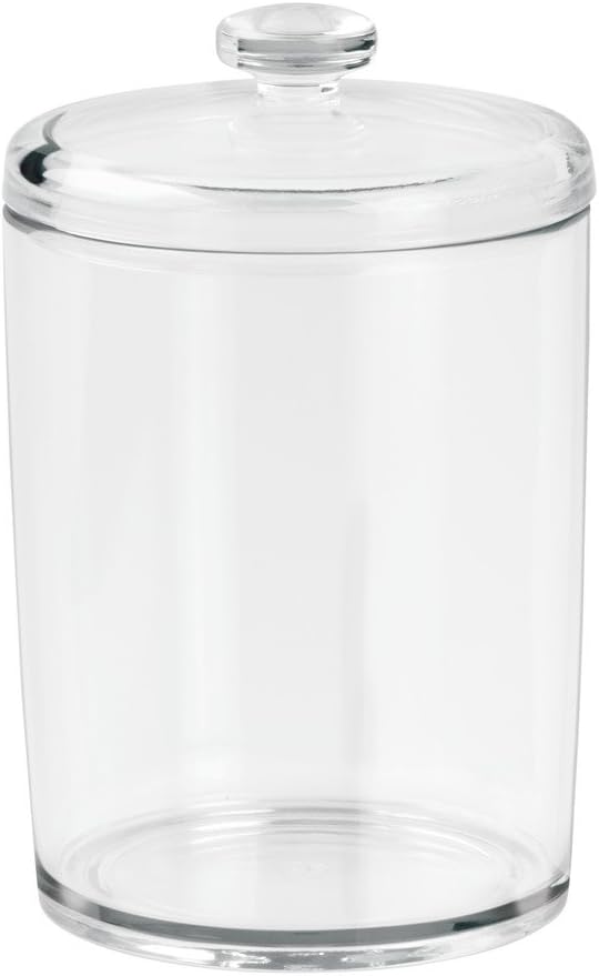 Small Plastic Canister Clear