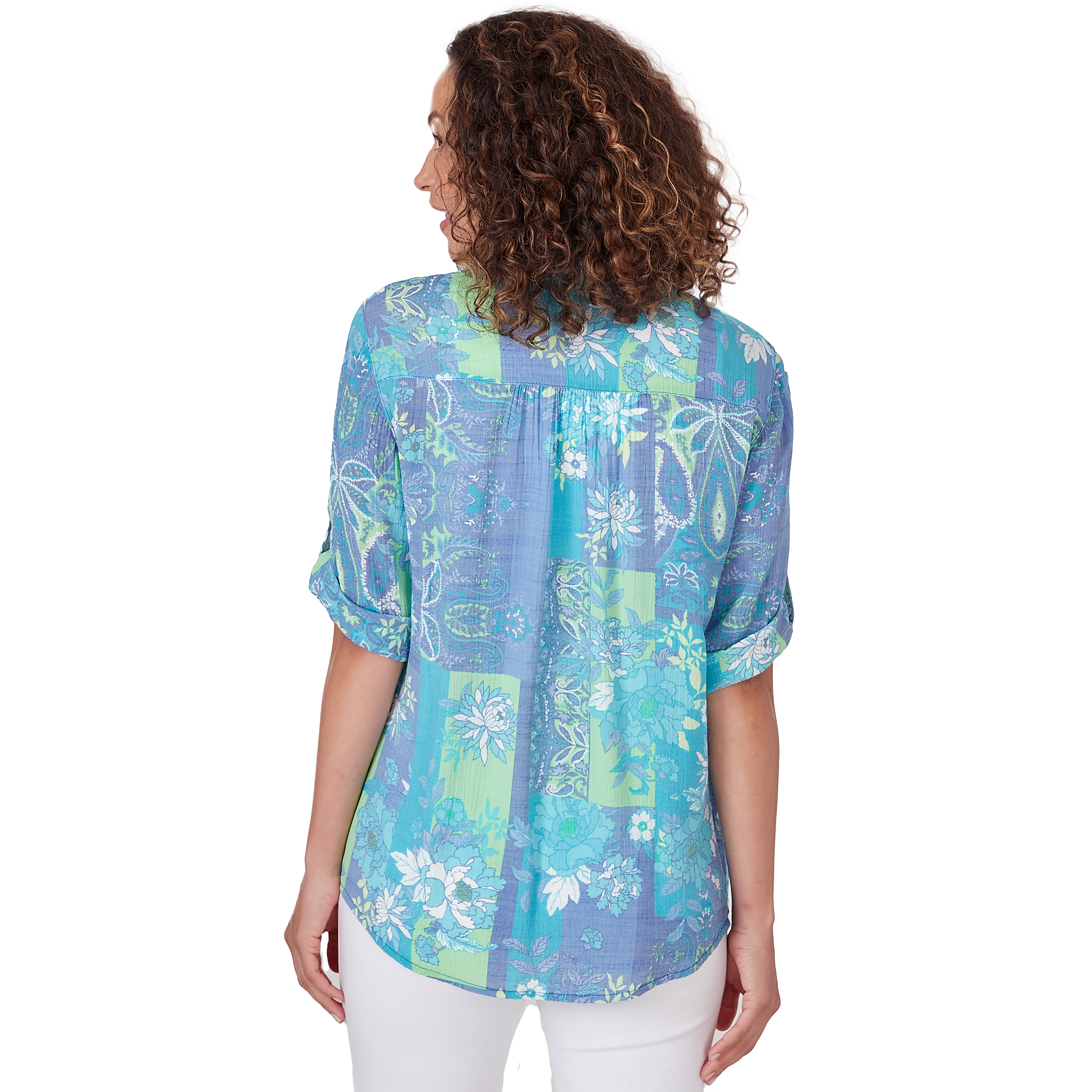 Top Blue Multi - Ruby Rd