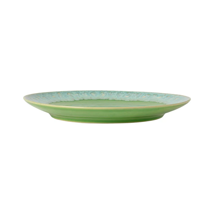 Plato llano Taormina Verde Lima 11"