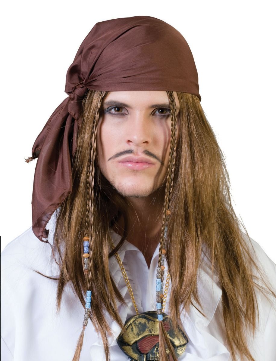 Wig w/Bandana-Pirate